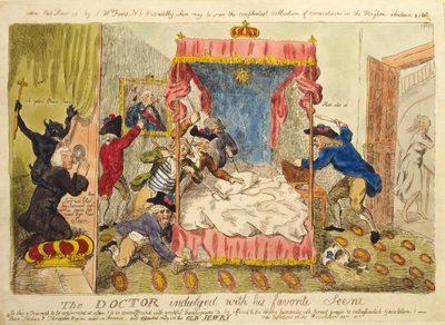 The Doctor Indulged with his Favourite Scene by Isaac Cruikshank
